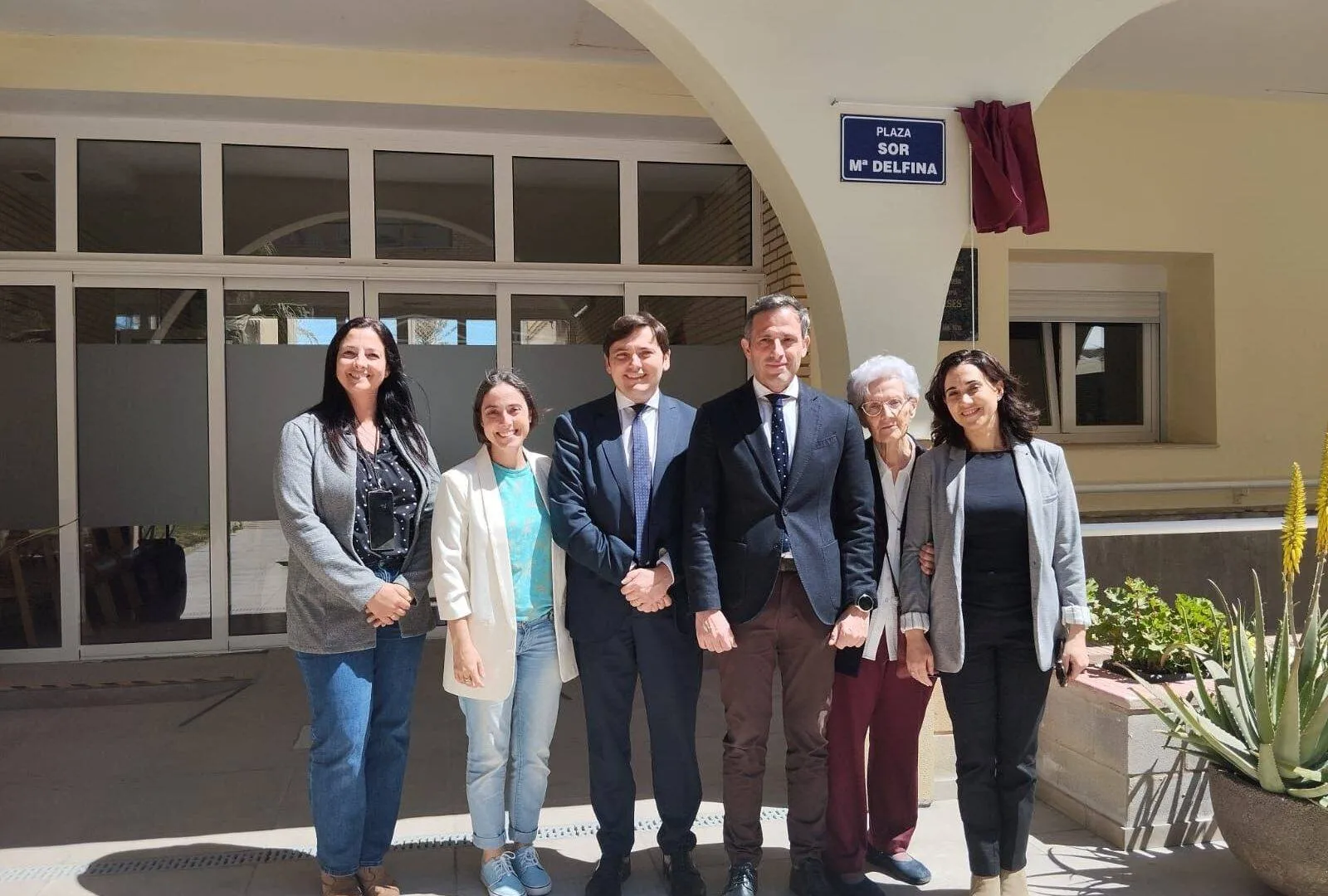 Ignacio Grande Ballesteros, secretario autonó- mico de Familia y Servicios Sociales de la Generalitat Valenciana inaugura la adecuación y mejora de las instalaciones del Centro de Día de Hermanas Hospitalarias Valencia.