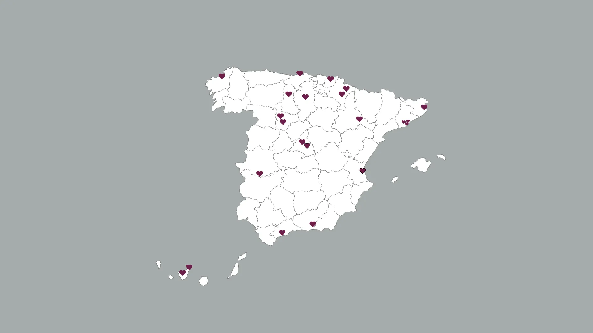 mapa de fundación hospitalarias