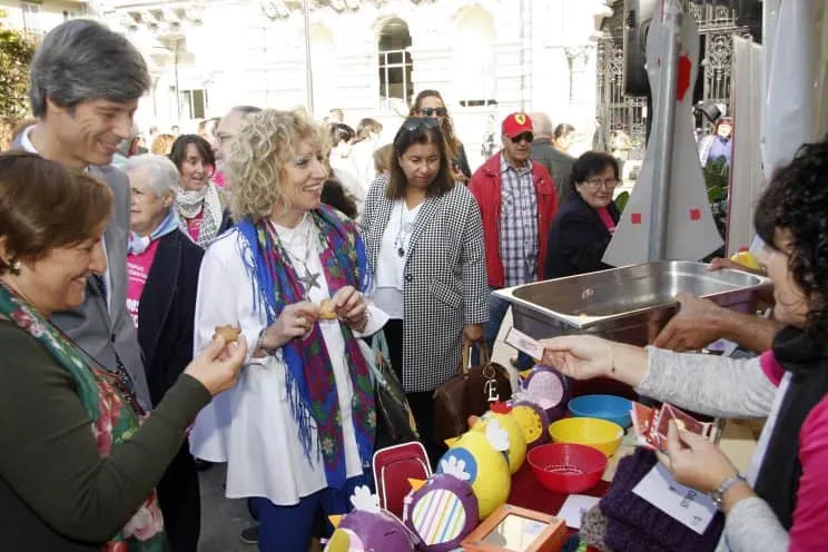 11:00 Plaza del Ayuntamiento de Santander La vicepresidenta y consejera de Universidades e Investigación, Medio Ambiente y Política Social, Eva Díaz Tezanos, acompañada de la consejera de Sanidad, María Luisa Real, asiste a los actos conmemorativos del Día Internacional de Salud Mental. Nacho Romero © 10 oct 16
